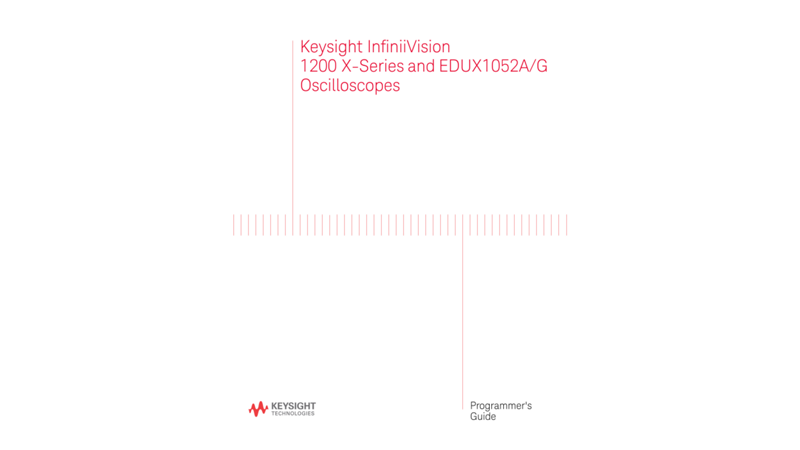 Programmer's Guide for InfiniiVision 1200 X-Series and EDUX1052A/G Oscilloscopes (PDF)